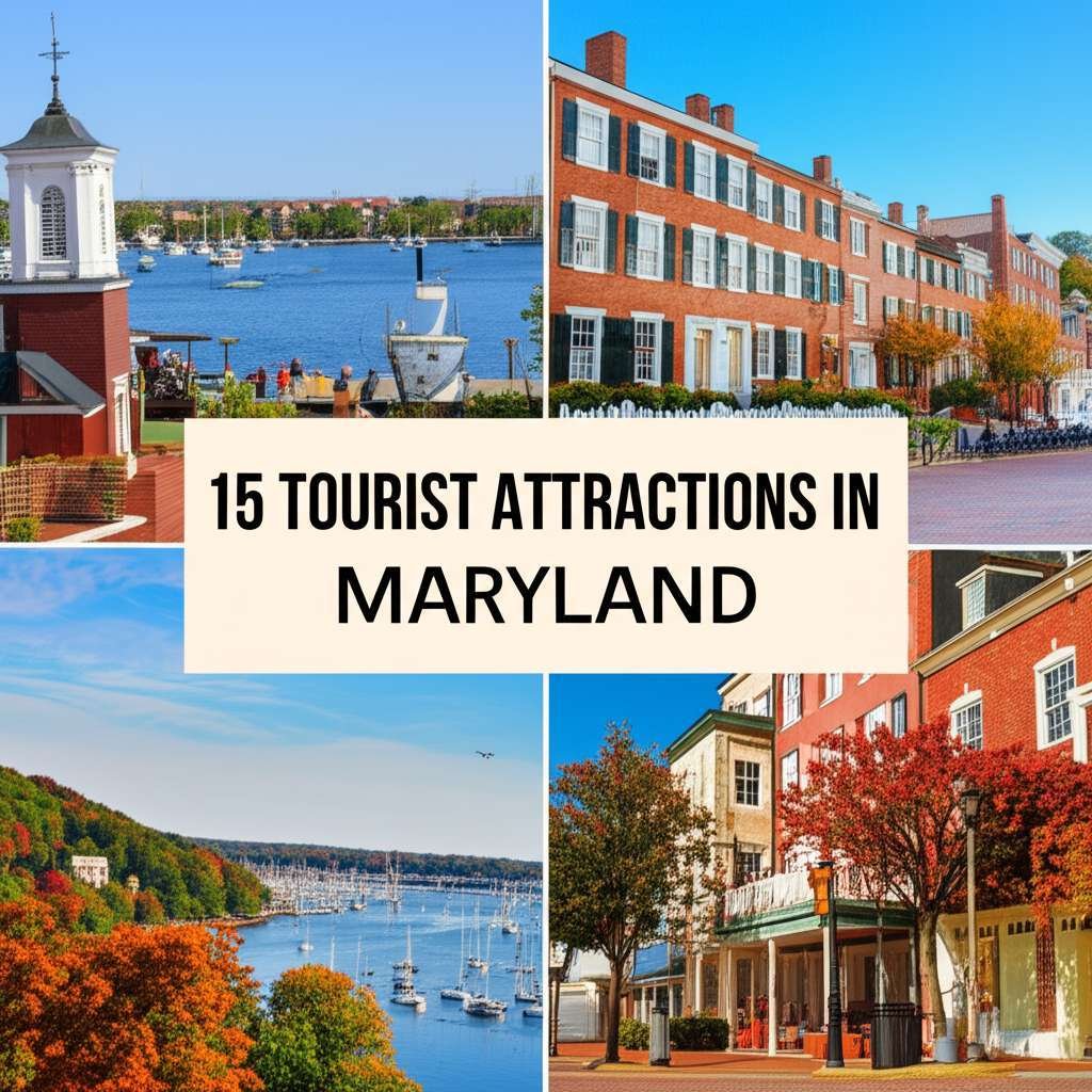 Generate a high-quality, relevant image prompt for an article about: 15 Tourist Attractions In Maryl