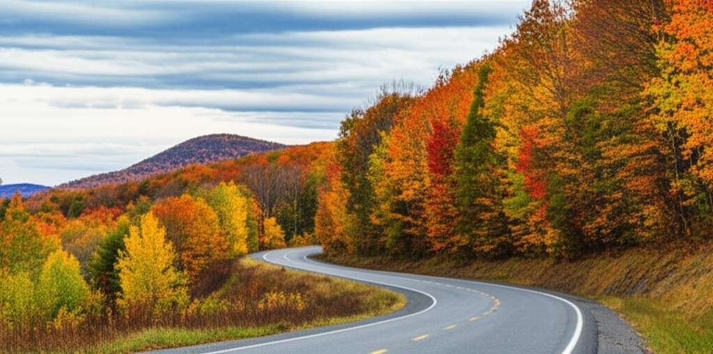 Generate a high-quality, relevant image prompt for an article about: 12 Scenic Drives In Maryland: A