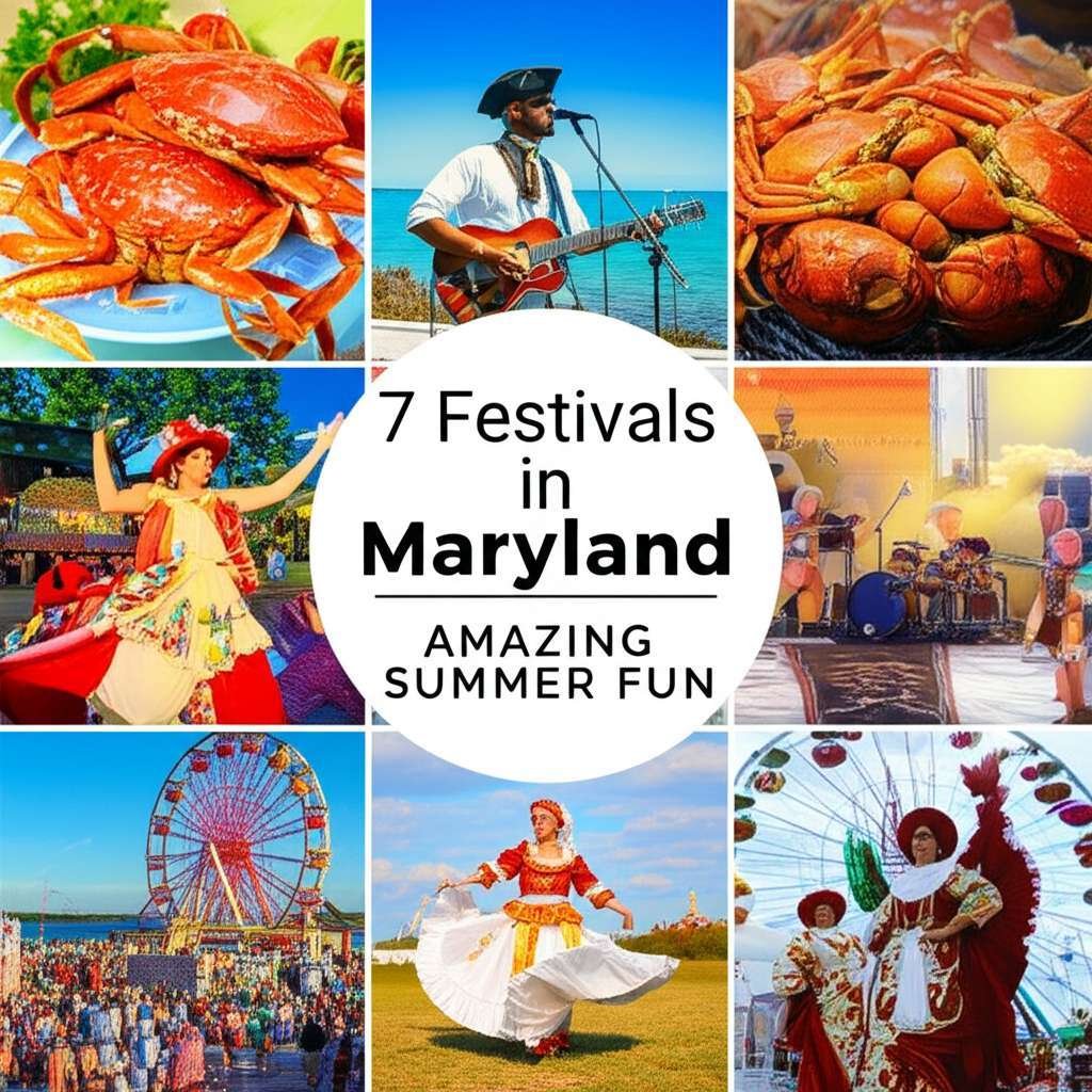 Generate a high-quality, relevant image prompt for an article about: 7 Festivals in Maryland: Amazin