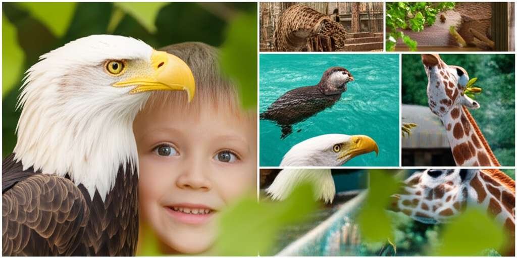 Generate a high-quality, relevant image prompt for an article about: 10 Zoos In Maryland: Amazing An