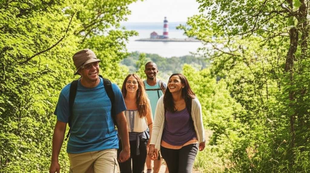 Generate a high-quality, relevant image prompt for an article about: 15 Free Maryland Adventures: Un