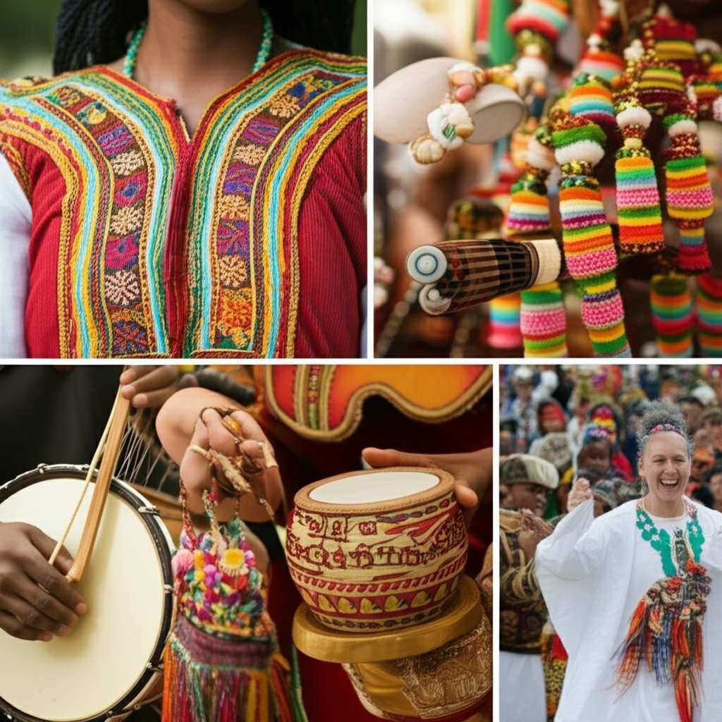 Generate a high-quality, relevant image prompt for an article about: 10 Amazing Cultural Festivals I