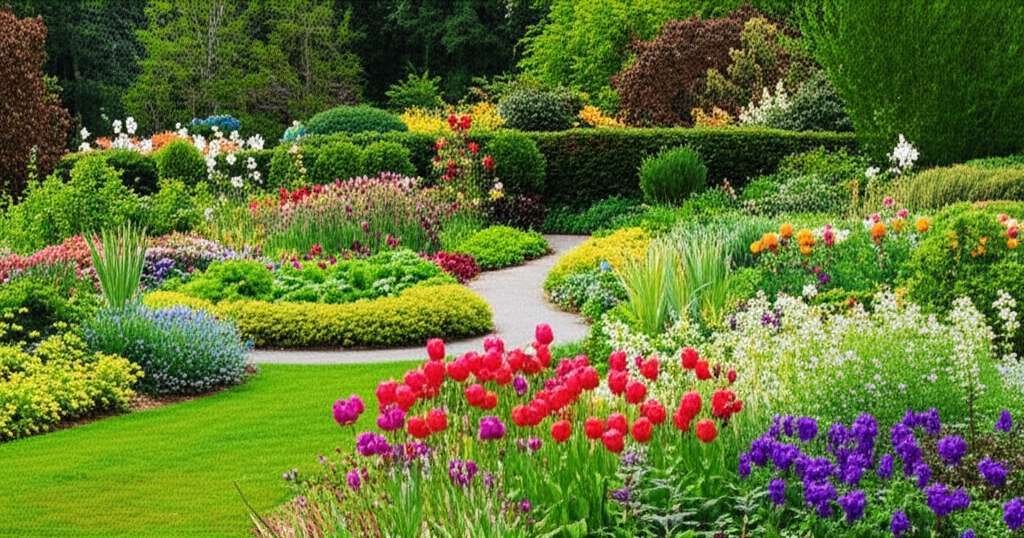 Generate a high-quality, relevant image prompt for an article about: 8 Gardens In Massachusetts: Bre