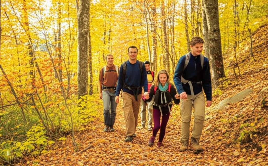 Generate a high-quality, relevant image prompt for an article about: 15 Free Michigan Adventures: Am