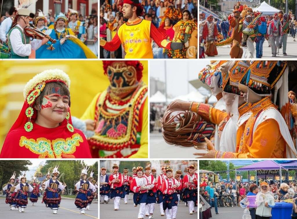 Generate a high-quality, relevant image prompt for an article about: 10 Cultural Festivals In Michig