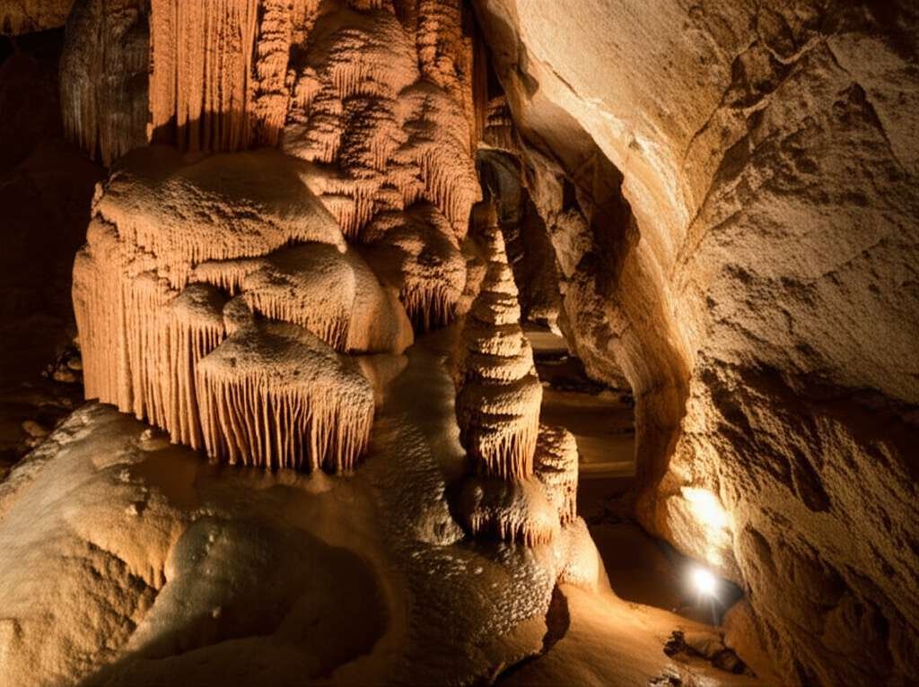 Generate a high-quality, relevant image prompt for an article about: 5 Caves in Minnesota: Amazing U