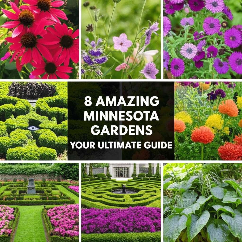 Generate a high-quality, relevant image prompt for an article about: 8 Amazing Minnesota Gardens: Yo