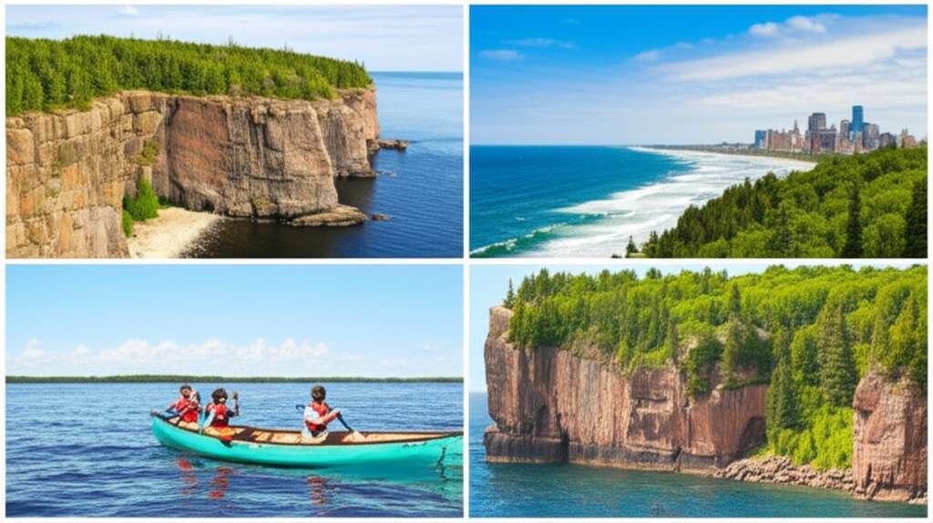 Generate a high-quality, relevant image prompt for an article about: 15 Amazing Minnesota Adventures