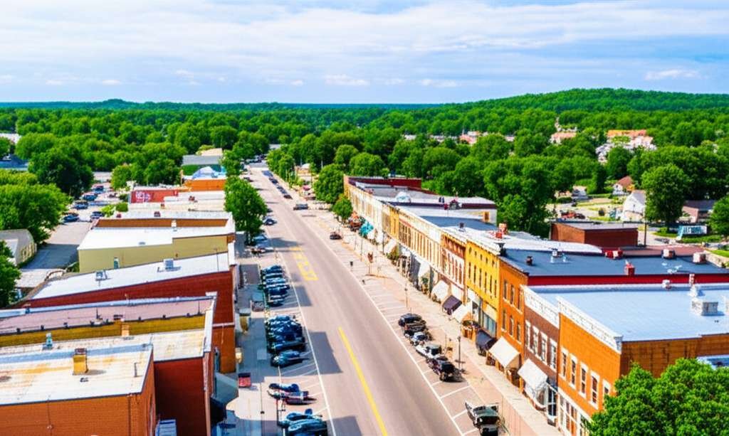 Generate a high-quality, relevant image prompt for an article about: 9 Historic Towns in Minnesota: