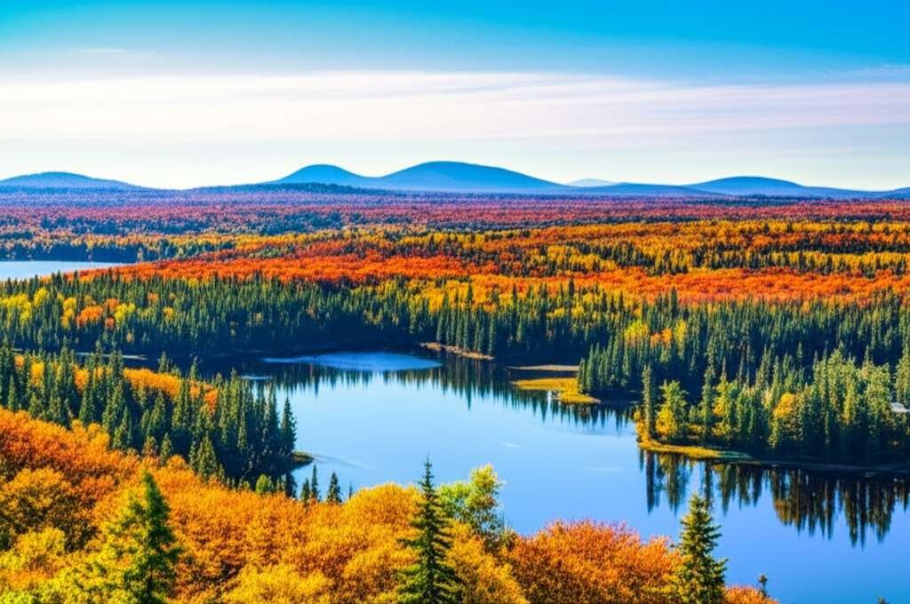 Generate a high-quality, relevant image prompt for an article about: 8 Minnesota National Forests: A