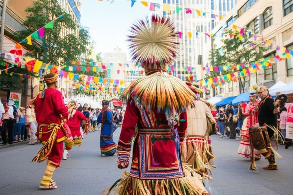 Generate a high-quality, relevant image prompt for an article about: 10 Cultural Festivals In Minnes