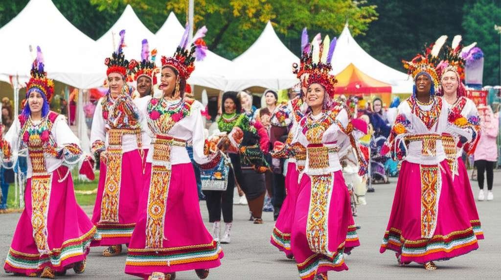 Generate a high-quality, relevant image prompt for an article about: 10 Cultural Festivals In Minnes