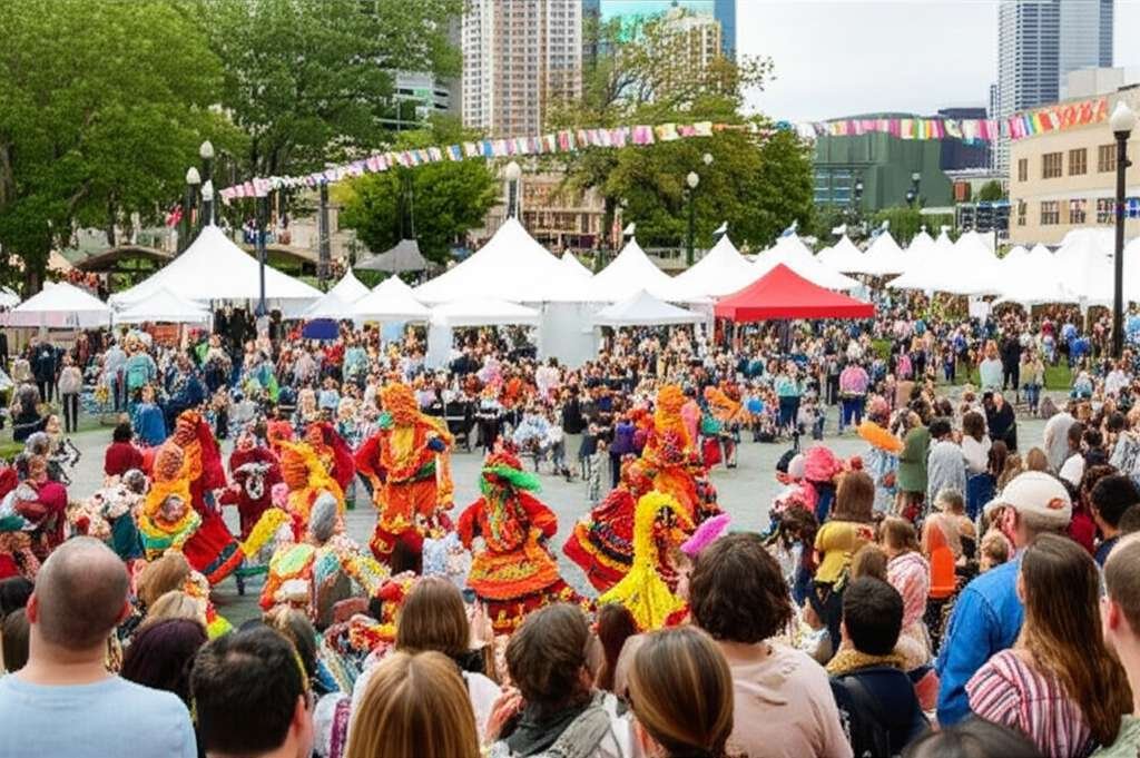 Generate a high-quality, relevant image prompt for an article about: 10 Cultural Festivals In Minnes