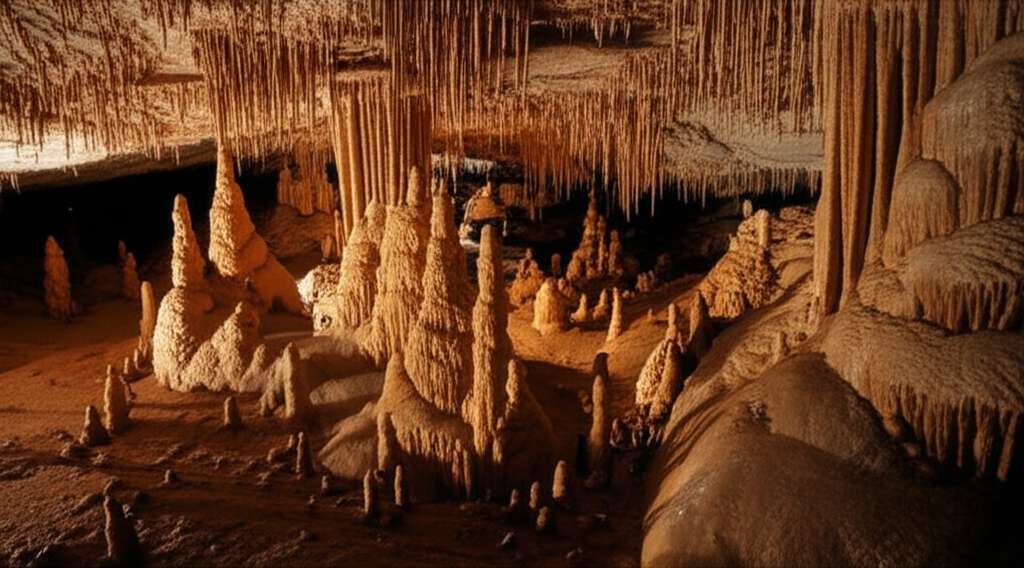 Generate a high-quality, relevant image prompt for an article about: 5 Caves In Mississippi: Amazing
