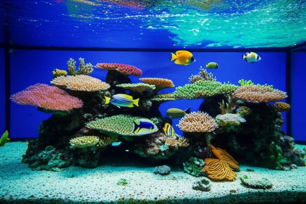 Generate a high-quality, relevant image prompt for an article about: 7 Aquariums In Mississippi: Ama