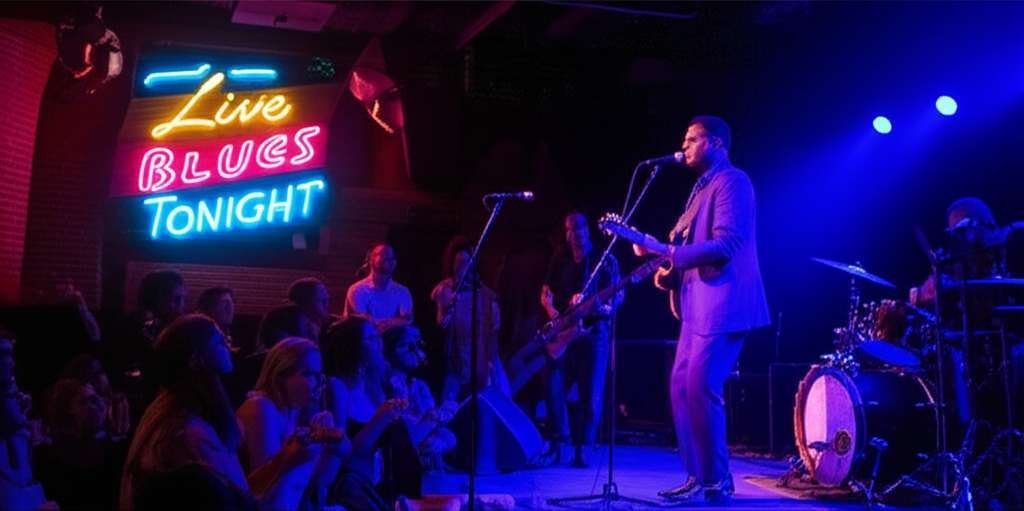 Generate a high-quality, relevant image prompt for an article about: 7 Incredible Nightlife Spots In