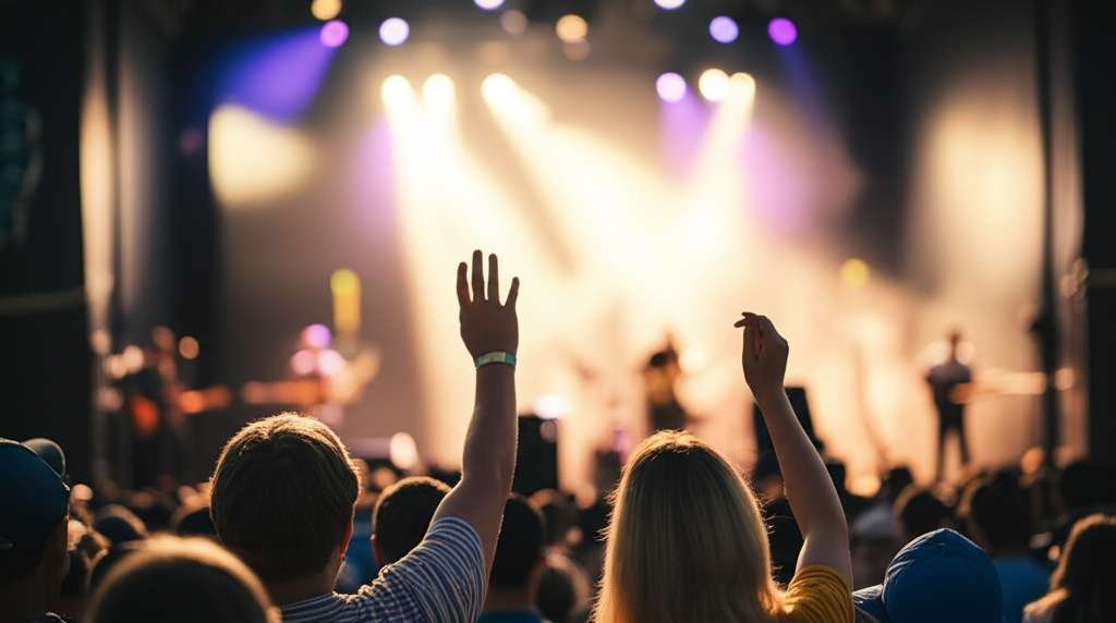 Generate a high-quality, relevant image prompt for an article about: 9 Music Festivals In Mississipp