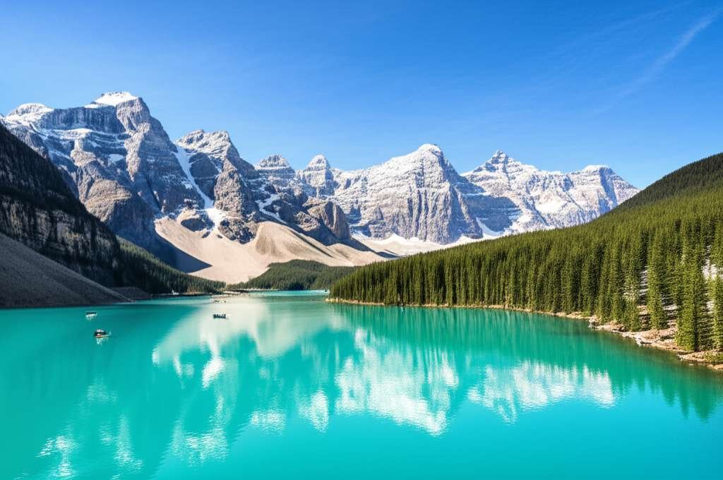 Generate a high-quality, relevant image prompt for an article about: 7 Fishing Spots Near Banff: Ama