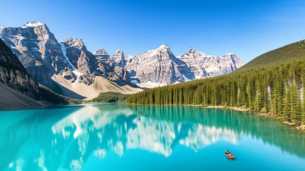 Generate a high-quality, relevant image prompt for an article about: 7 Fishing Spots Near Banff: Ama