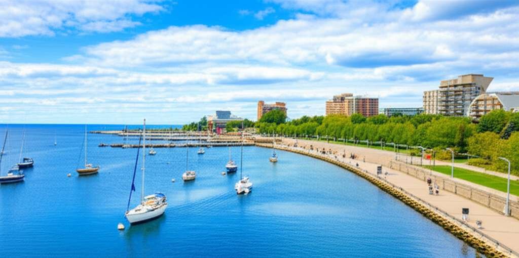 Generate a high-quality, relevant image prompt for an article about: 15 Tourist Spots in Barrie: Ama