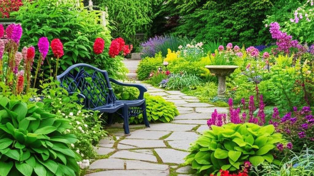 Generate a high-quality, relevant image prompt for an article about: 8 Gardens in Barrie: Stunning E