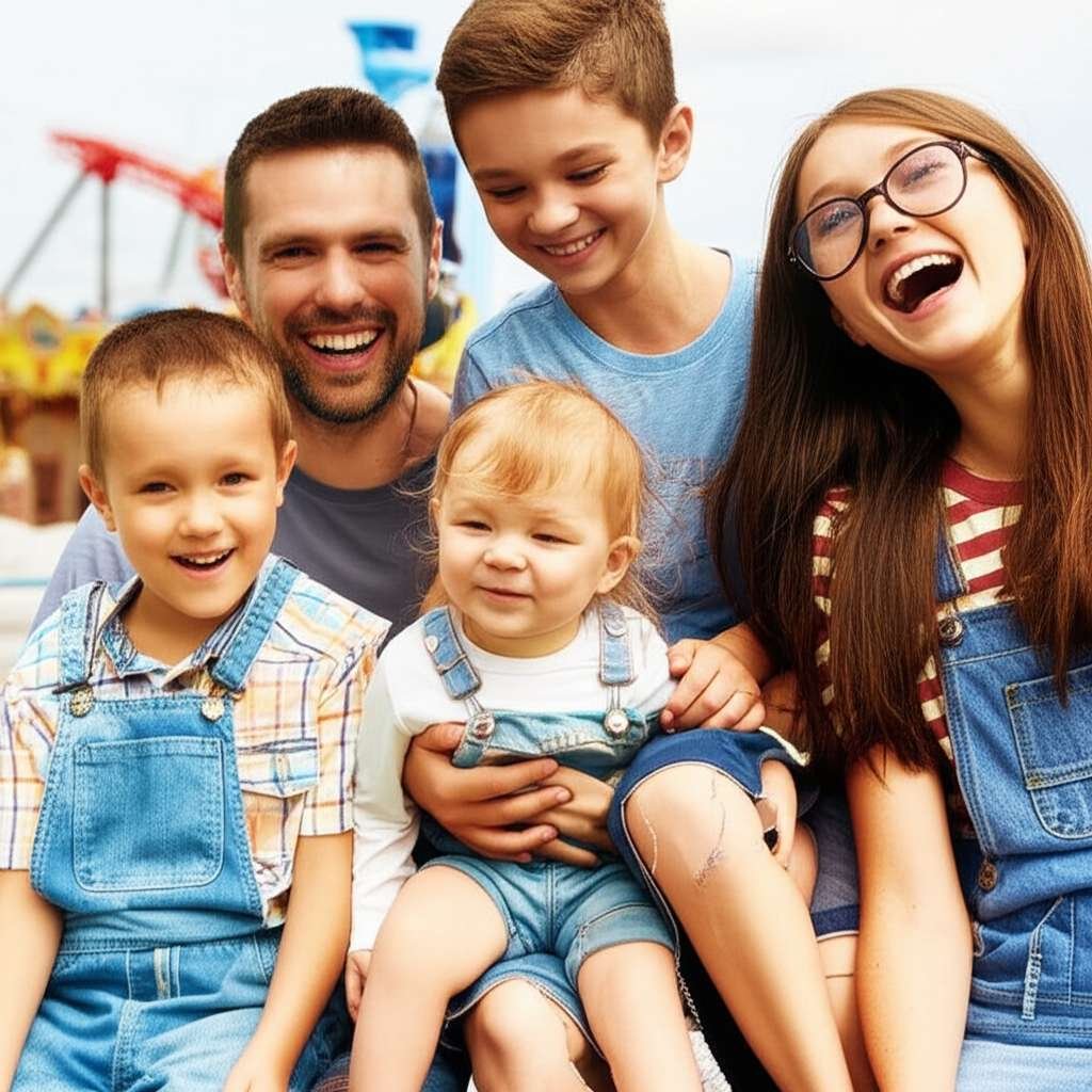 Generate a high-quality, relevant image prompt for an article about: 9 Family Attractions in Barrie: