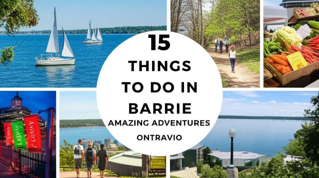 Generate a high-quality, relevant image prompt for an article about: 15 Things To Do In Barrie: Amaz