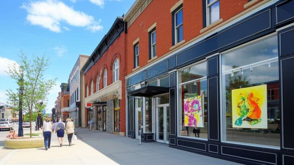 Generate a high-quality, relevant image prompt for an article about: 12 Art Galleries in Barrie: Ama