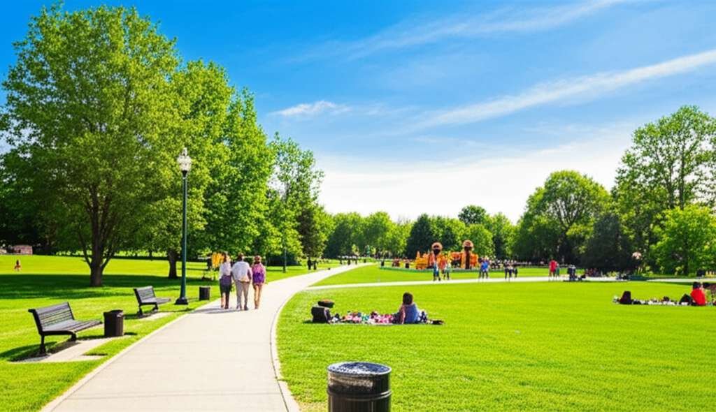 Generate a high-quality, relevant image prompt for an article about: 6 Parks In Brampton: Amazing Ge