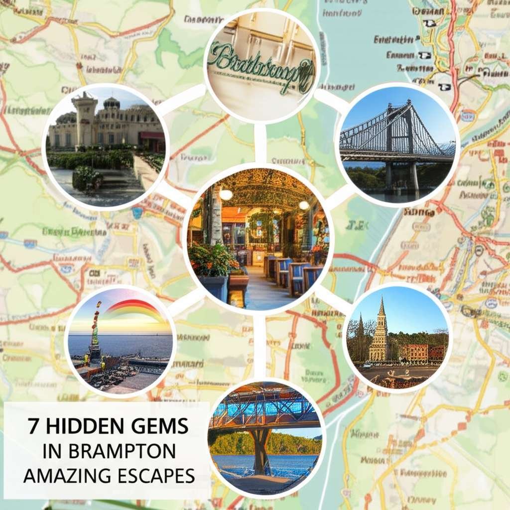 Generate a high-quality, relevant image prompt for an article about: 7 Hidden Gems In Brampton: Amaz