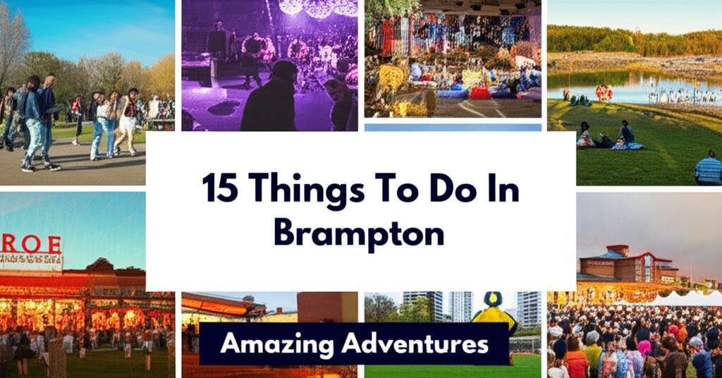 Generate a high-quality, relevant image prompt for an article about: 15 Things To Do In Brampton: Am