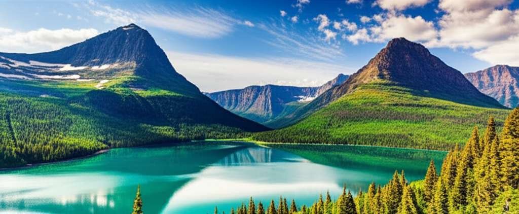 Generate a high-quality, relevant image prompt for an article about: 10 National Parks In Montana: A