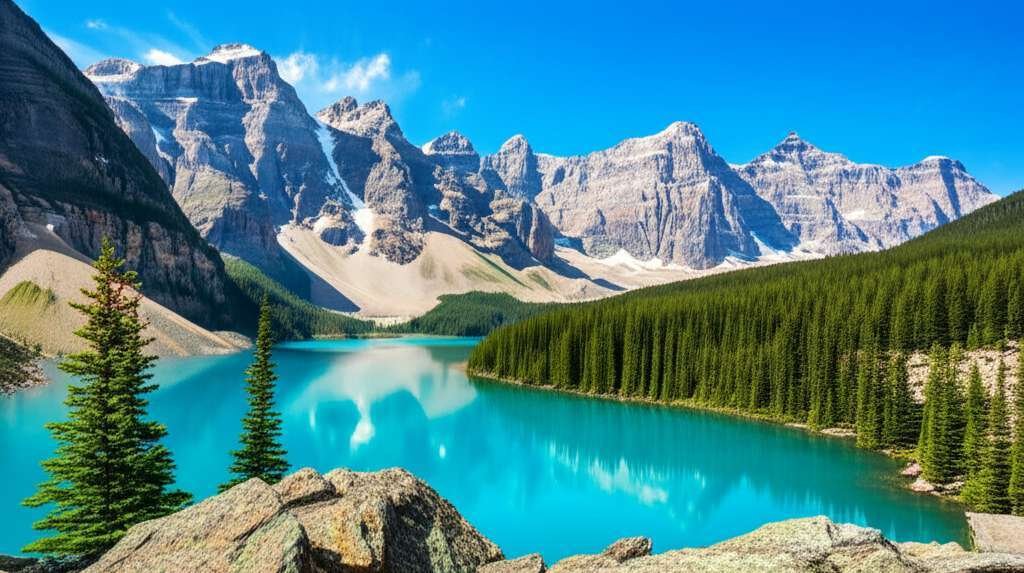 Generate a high-quality, relevant image prompt for an article about: 10 National Parks In Montana: A