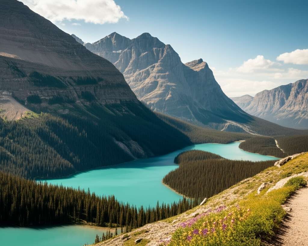 Generate a high-quality, relevant image prompt for an article about: 7 Hidden Gems In Montana: Amazi