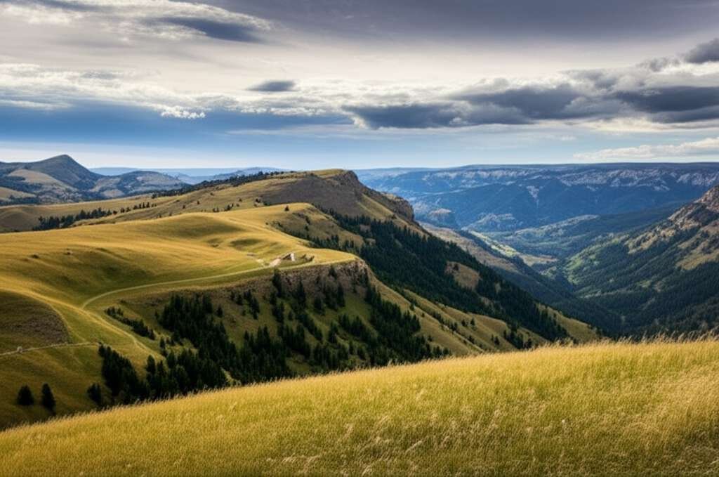 Generate a high-quality, relevant image prompt for an article about: 8 Cultural Sites In Montana: Am