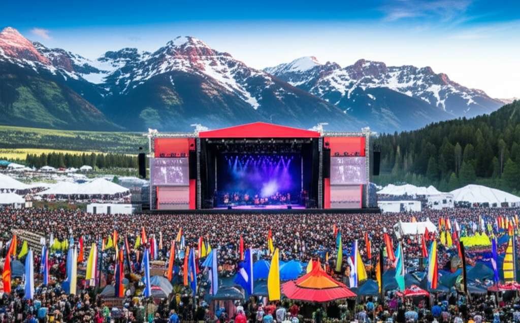 Generate a high-quality, relevant image prompt for an article about: 9 Epic Music Festivals In Monta