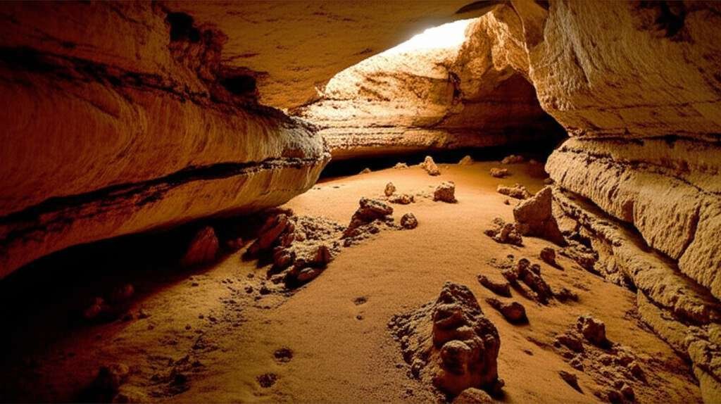 Generate a high-quality, relevant image prompt for an article about: 5 Caves In Nebraska: Amazing Di