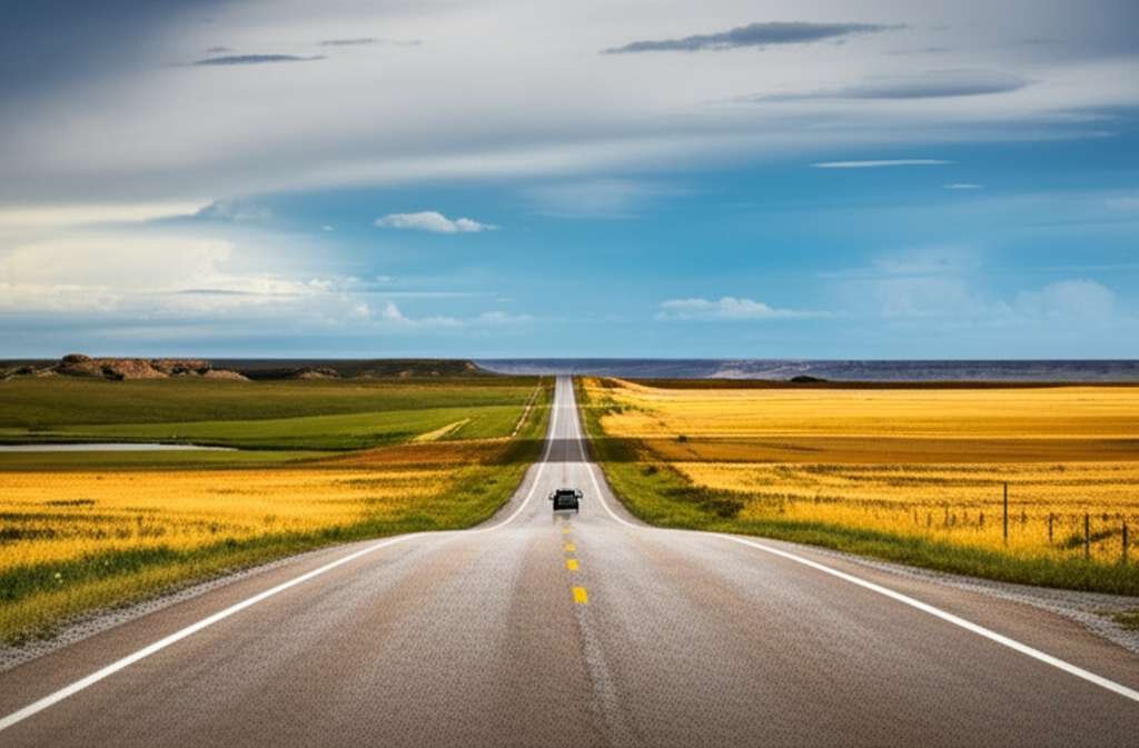 Generate a high-quality, relevant image prompt for an article about: 12 Scenic Drives In Nebraska: B