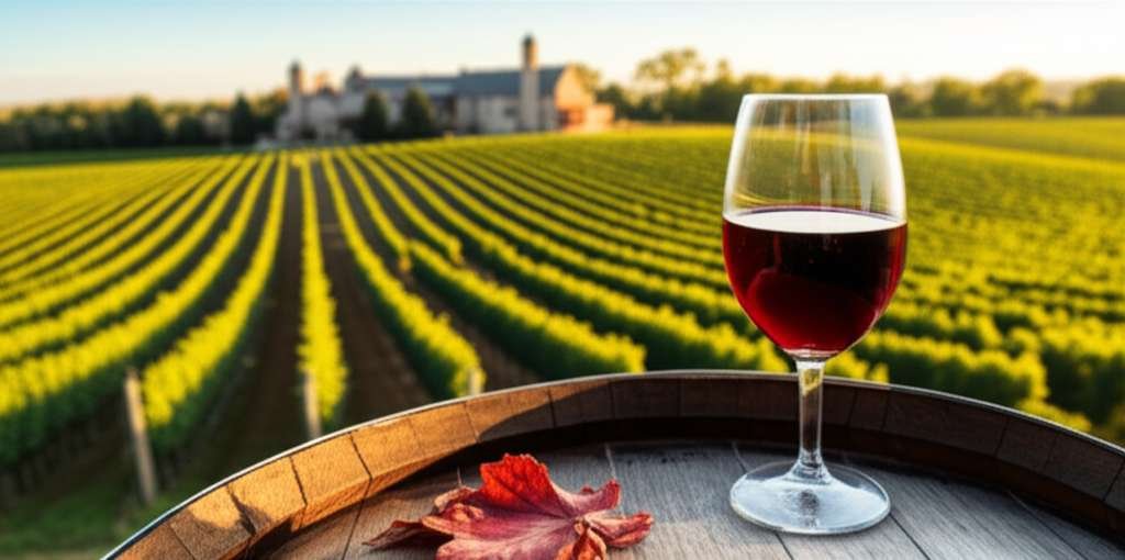 Generate a high-quality, relevant image prompt for an article about: 6 Wineries In Nebraska: Amazing