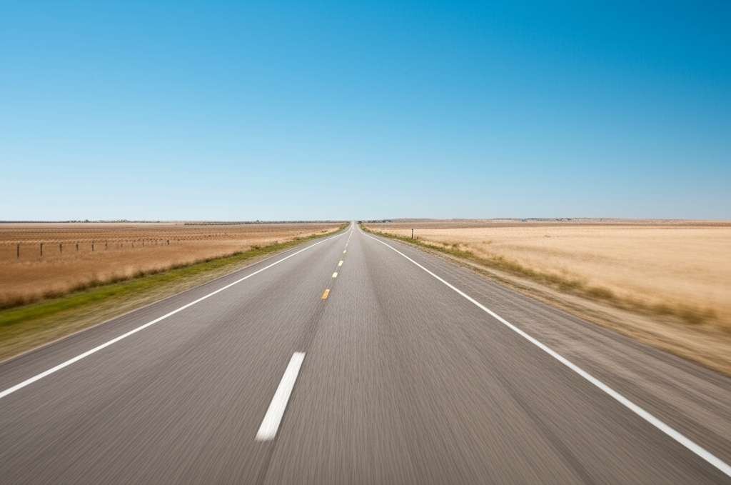 Generate a high-quality, relevant image prompt for an article about: 10 Road Trips In Nebraska: Amaz