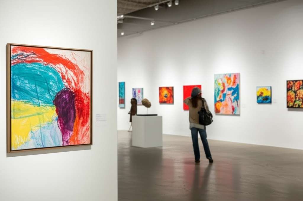 Generate a high-quality, relevant image prompt for an article about: 12 Art Galleries In Nebraska: A