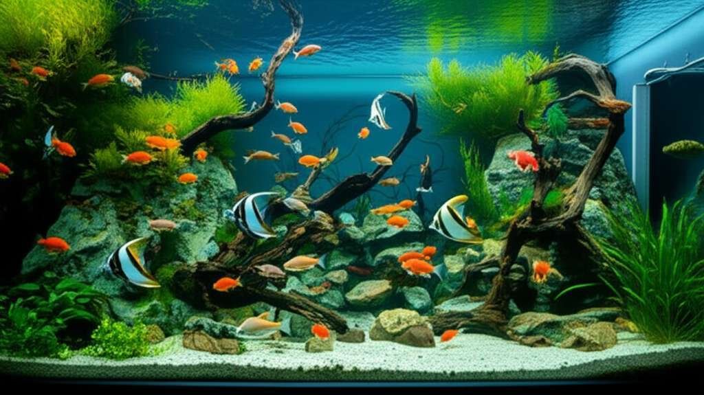 Generate a high-quality, relevant image prompt for an article about: 7 Aquariums In Nebraska: Amazin
