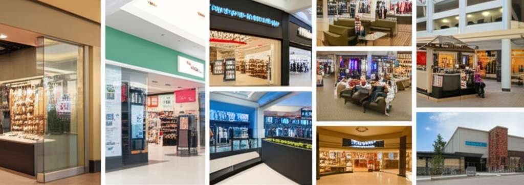 Generate a high-quality, relevant image prompt for an article about: 9 Shopping Malls in Nebraska: A