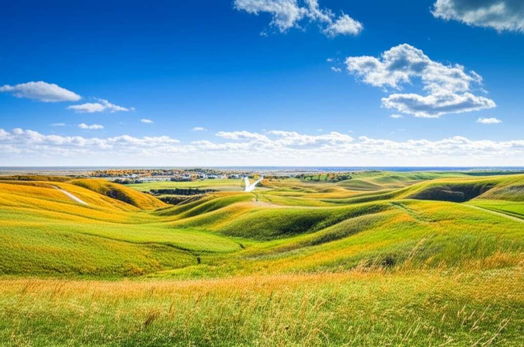 Generate a high-quality, relevant image prompt for an article about: Best Month To Visit Nebraska: A