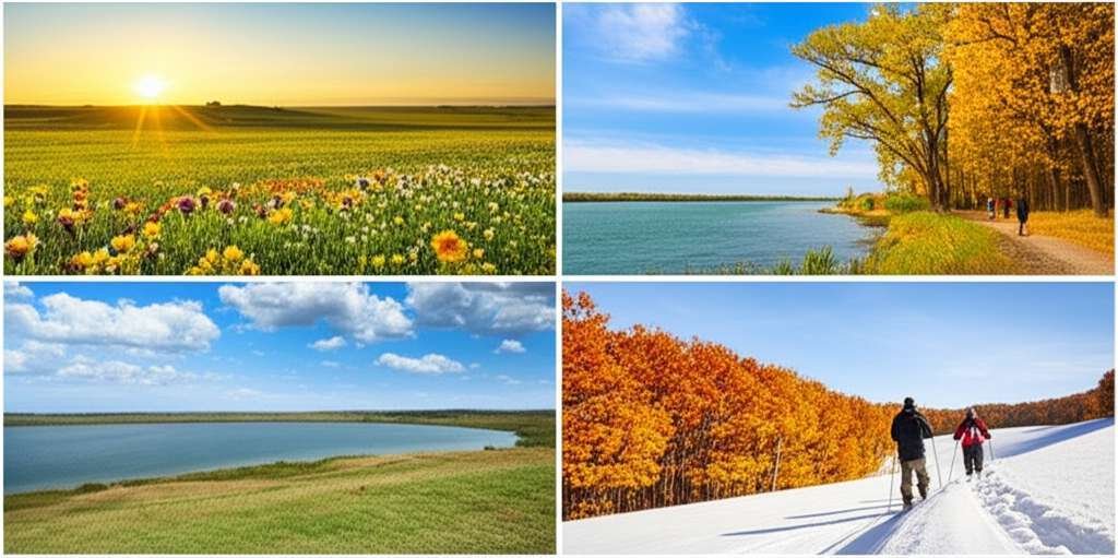 Generate a high-quality, relevant image prompt for an article about: Best Time Of Year To Visit Nebr