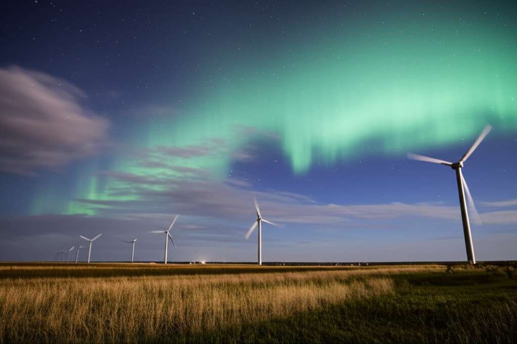 Generate a high-quality, relevant image prompt for an article about: Best Time To See Northern Light