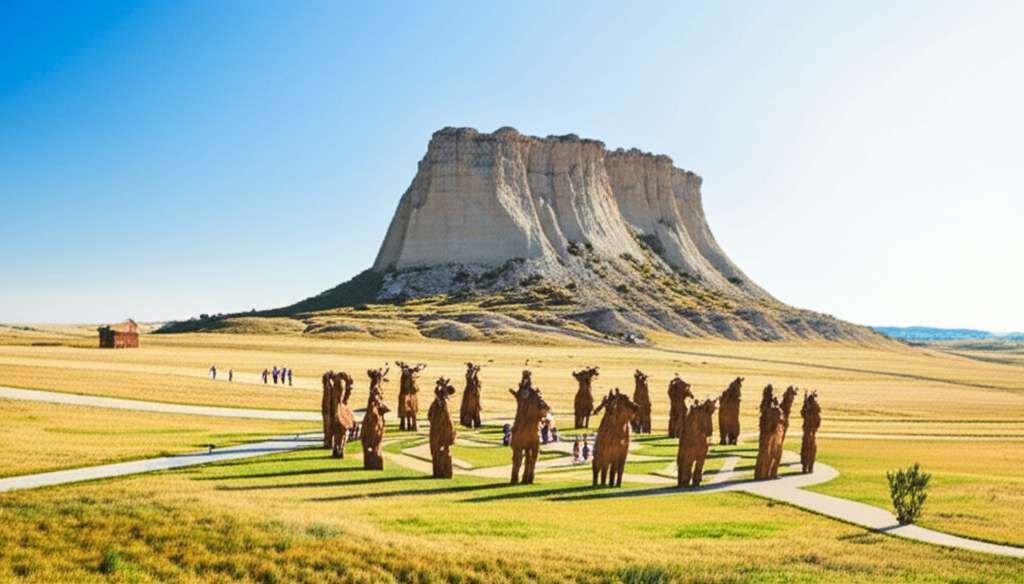 Generate a high-quality, relevant image prompt for an article about: Fun Places To Visit In Nebraska