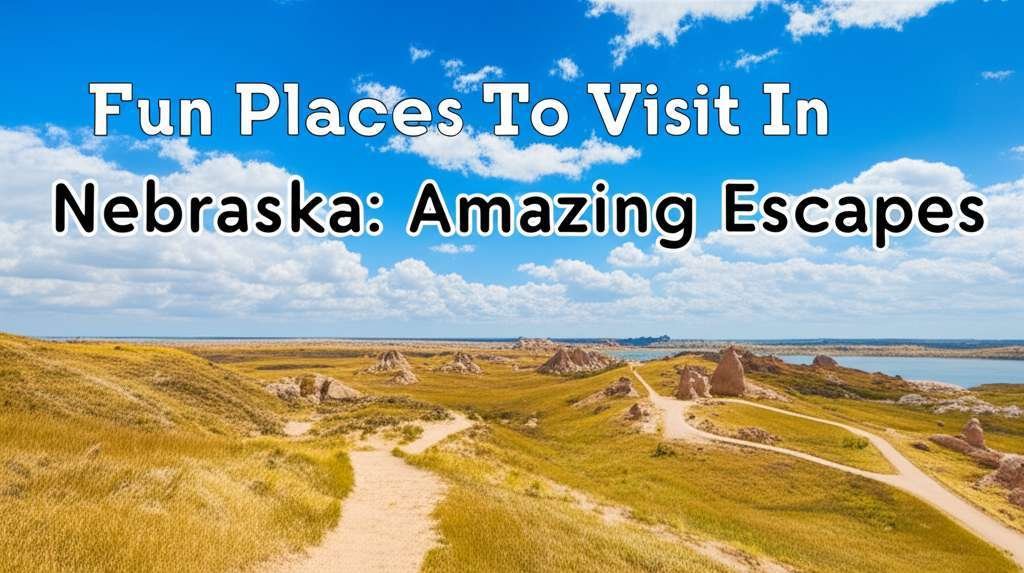Generate a high-quality, relevant image prompt for an article about: Fun Places To Visit In Nebraska