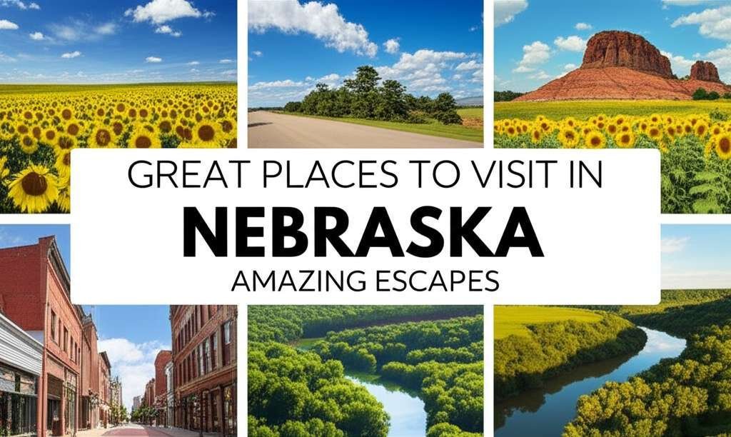 Generate a high-quality, relevant image prompt for an article about: Great Places To Visit In Nebras