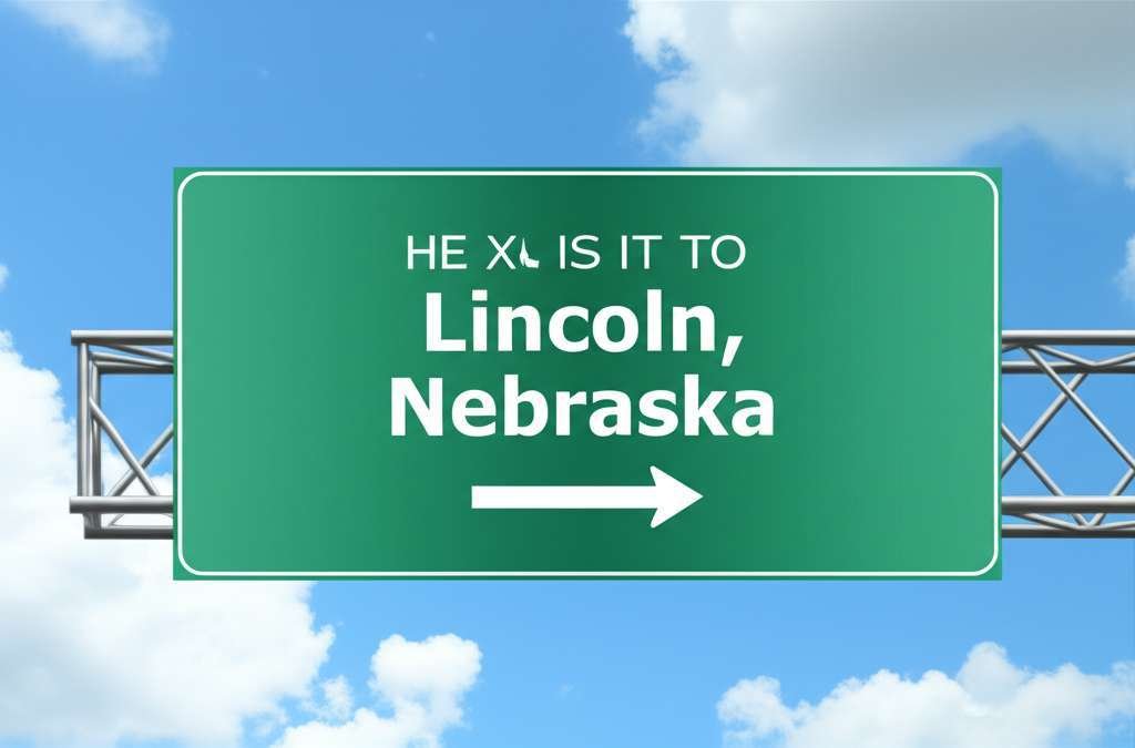 Generate a high-quality, relevant image prompt for an article about: How Far Is It To Lincoln Nebras